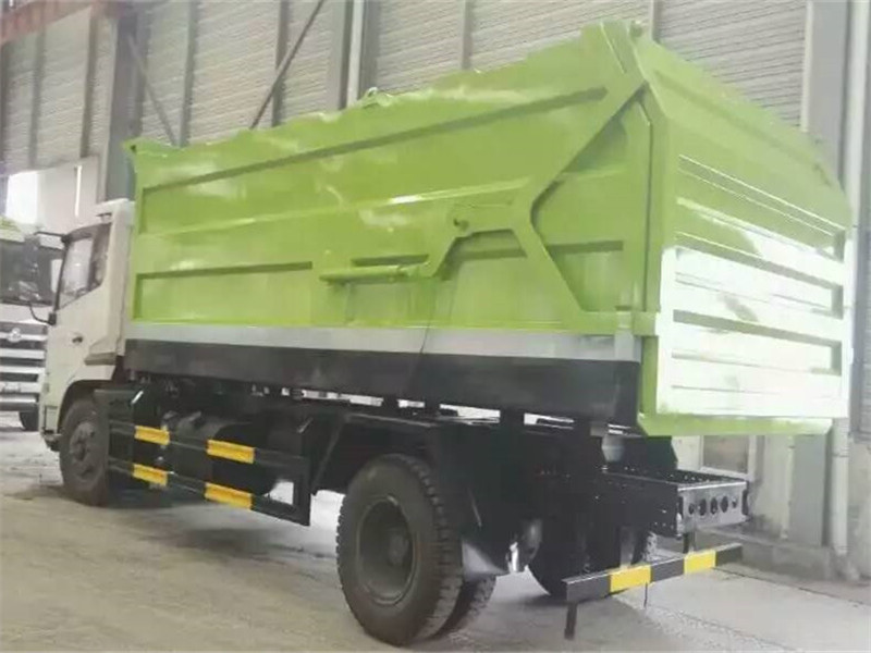 東風天錦壓縮站對接式垃圾車
