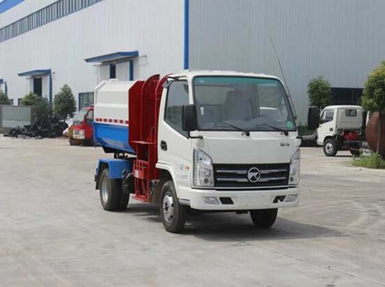 國五凱馬自裝卸(掛桶)4方垃圾車