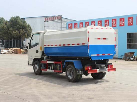 國五凱馬自裝卸(掛桶)4方垃圾車