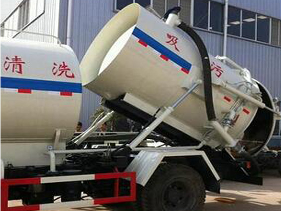 天錦清洗吸汙車(水罐4方,汙水罐5方)