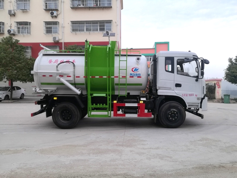 10噸餐廚垃圾車(國六圓罐)