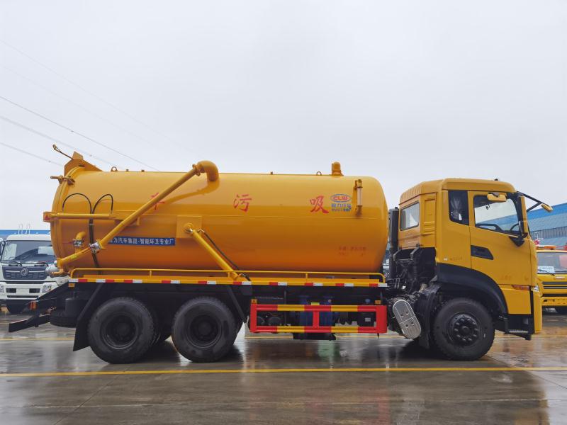 東風天龍後雙橋吸汙車(容積20立方)
